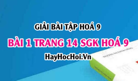 Giải bài 1 trang 14 SGK Hoá 9: Tính chất hoá học của Axit